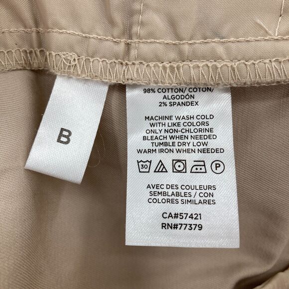 Ann Taylor Factory Ankle Pant Women's 8P Petite Brown Stretch Mid Rise Career - Picture 12 of 12